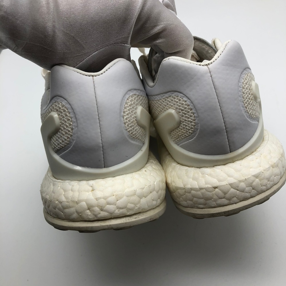 Adidas Y-3 Pure Boost Yohji Yamamoto Mens 10.5 Crystal White Sneakers BY8955 - Picture 7 of 14